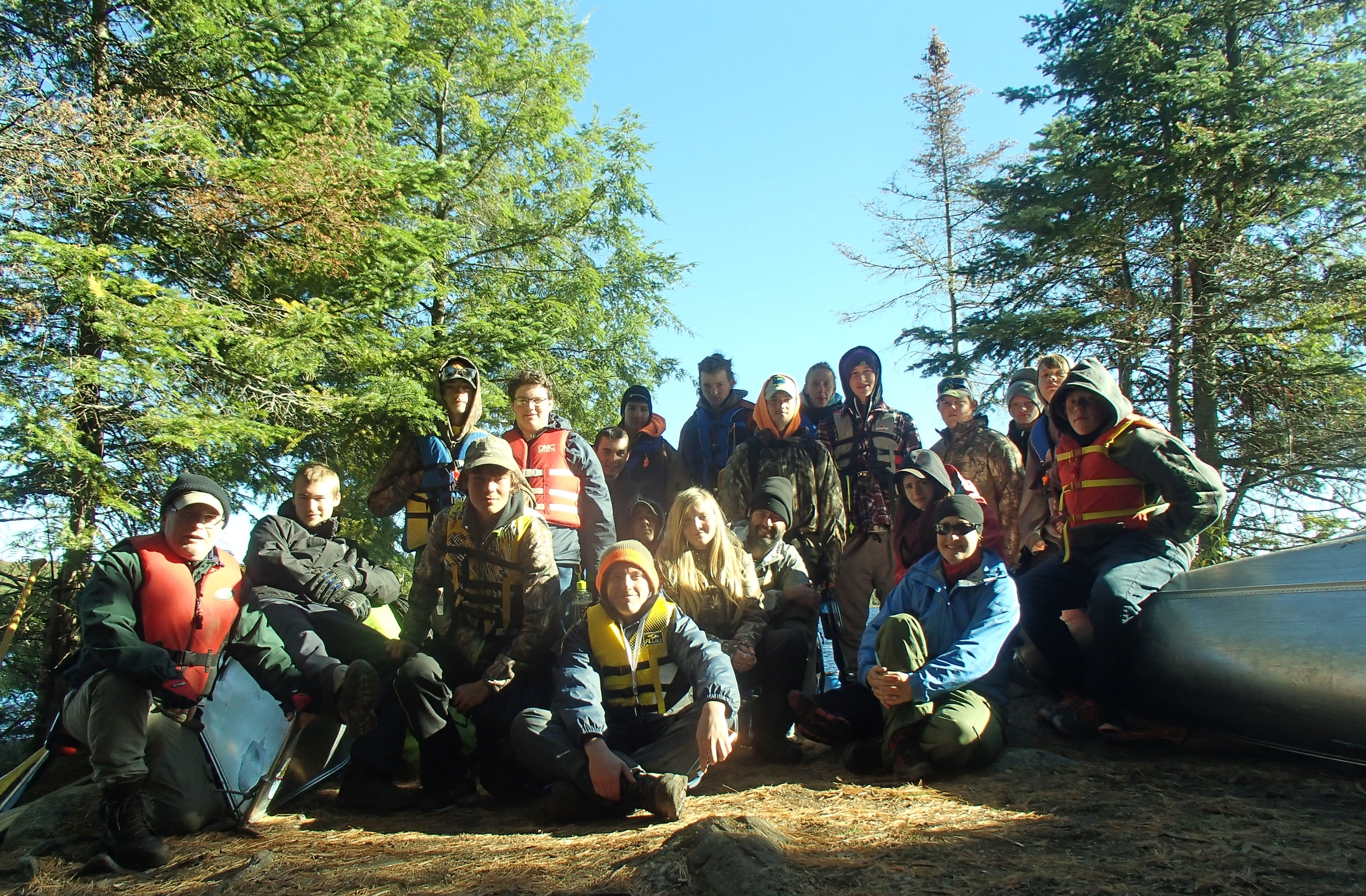 Northern Outdoor Studies class takes on Algonquin Park by canoe