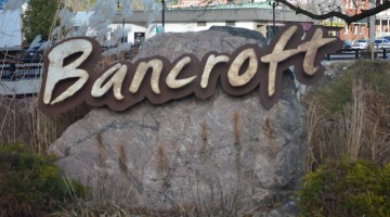town of bancroft sign