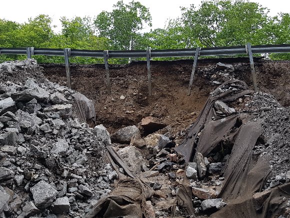 Drohan Road reopened after weekend washouts