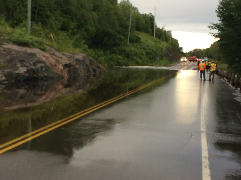Police want you to watch out for washouts