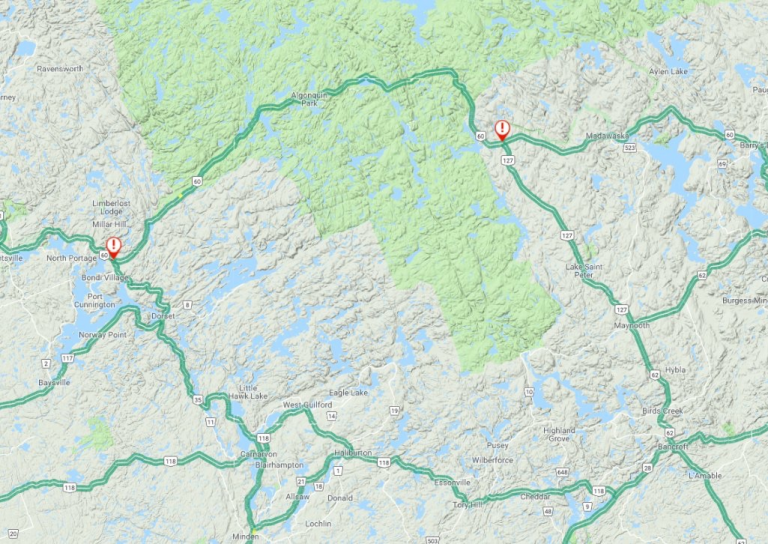 UPDATED: Crash at Oxtongue Lake Road closes Hwy. 60 at 127