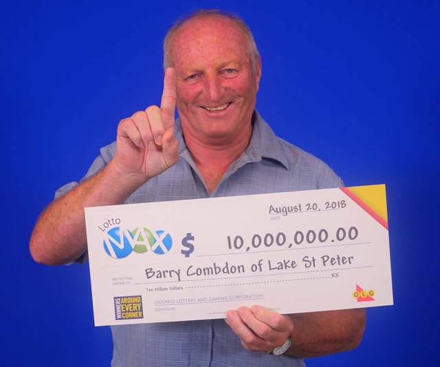 Lake St. Peter Man Wins $10 Million Lotto Max Jackpot