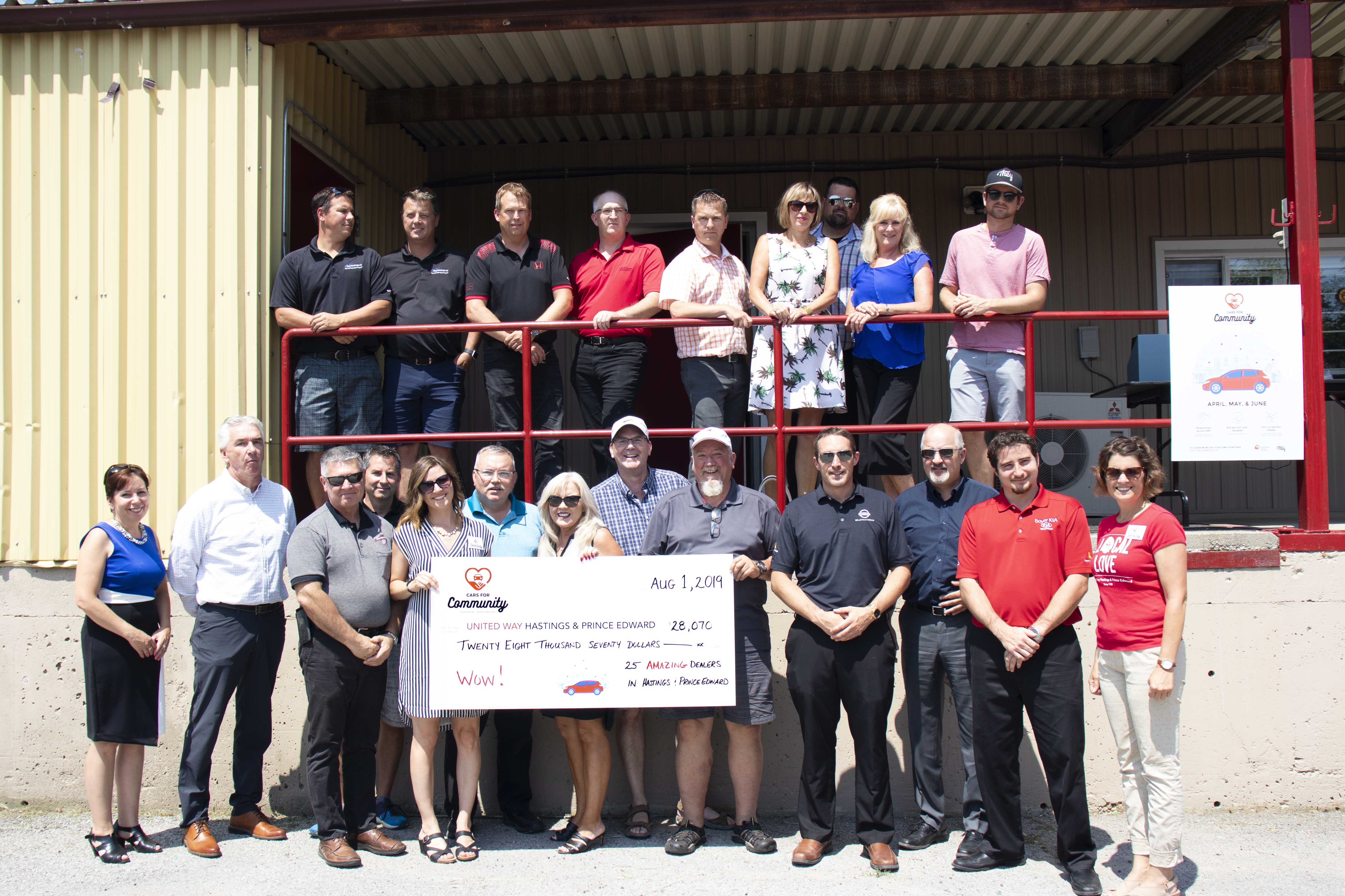 united way hastings prince edward cars for community