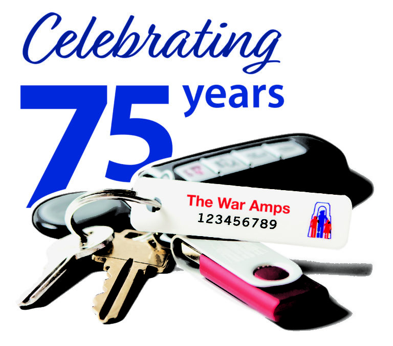 War Amps Donors With Addresses Starting With “K” to Receive Free Keychain Tags