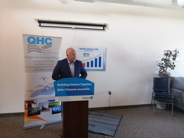 Quinte Health Care to receive $5.8 million funding boost