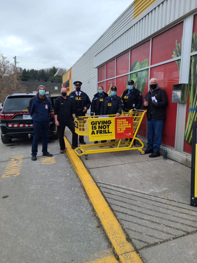 Bancroft OPP collect over 3500 pounds of food for North Hastings Community Cupboard
