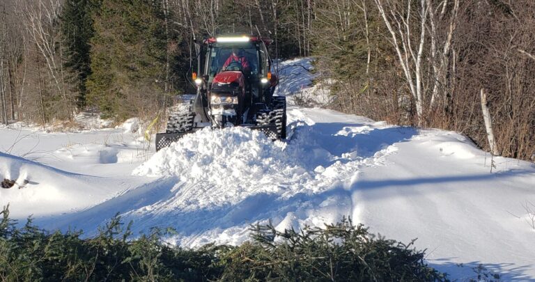 Local snowmobile clubs are working on trails 