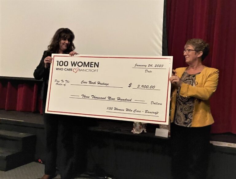 North Hastings Auxiliary to benefit from 100 Women funding