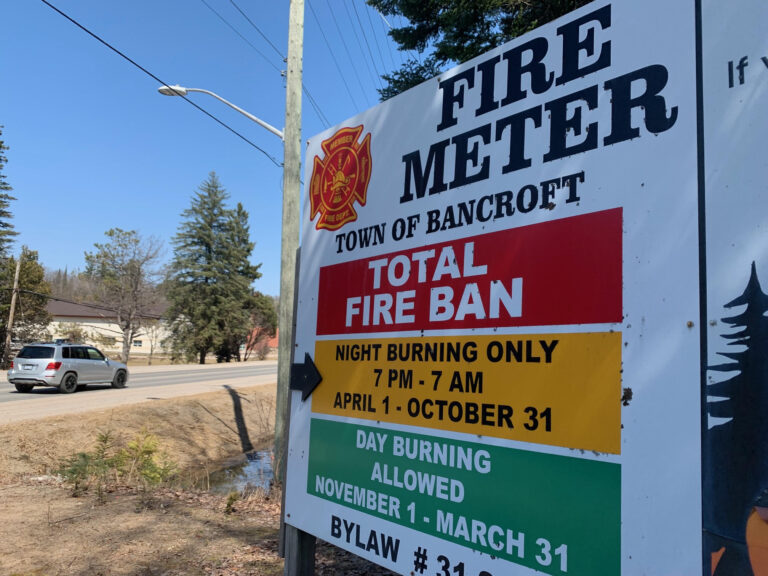 Nighttime burning only remains in effect for Town of Bancroft