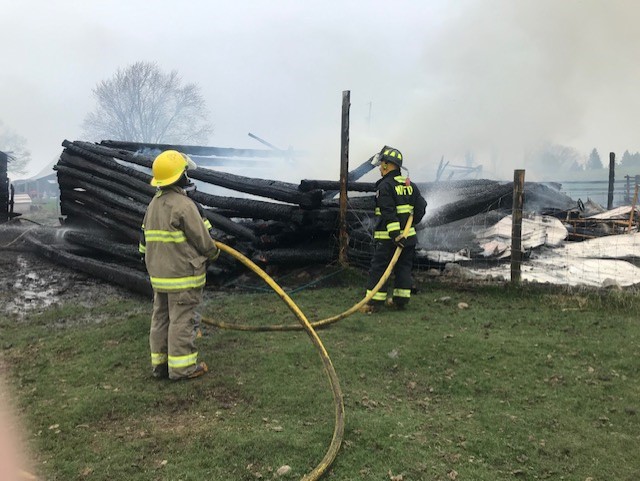 Pigs killed in Upper Rosenthal Road farm fire  