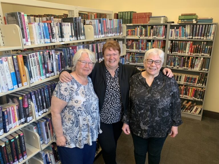 North Hastings Public Library CEO, Librarian and Assistant all getting ready to retire 