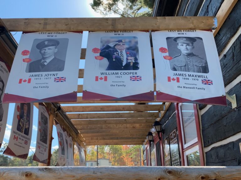 Veterans’ banners back up, ahead of Remembrance Day   