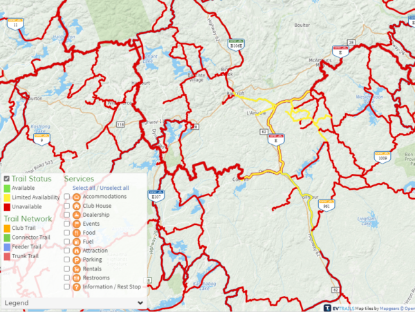 A few snowmobile trails are now open: Check OFSC Trail Guide before going out