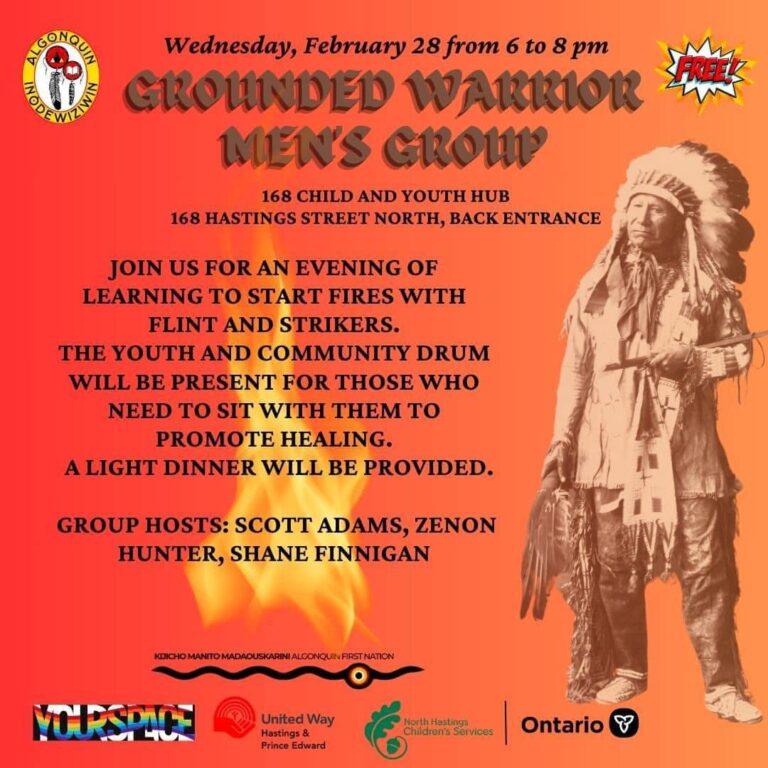 Grounded Warrior men’s group will teach how to start a fire with flint and striker
