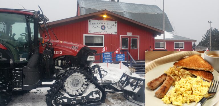 Breakfast fundraiser for the Maple Leaf Snow Skimmers at the ANAF in Maynooth