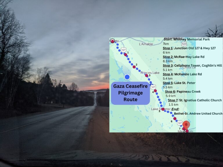 Walking from Whitney to Maynooth: Ceasefire pilgrimage happening this Monday