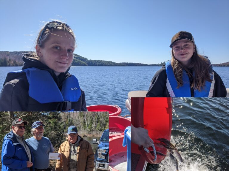 Fish Hatchery releases over 2000 trout into Paudash lake with community help