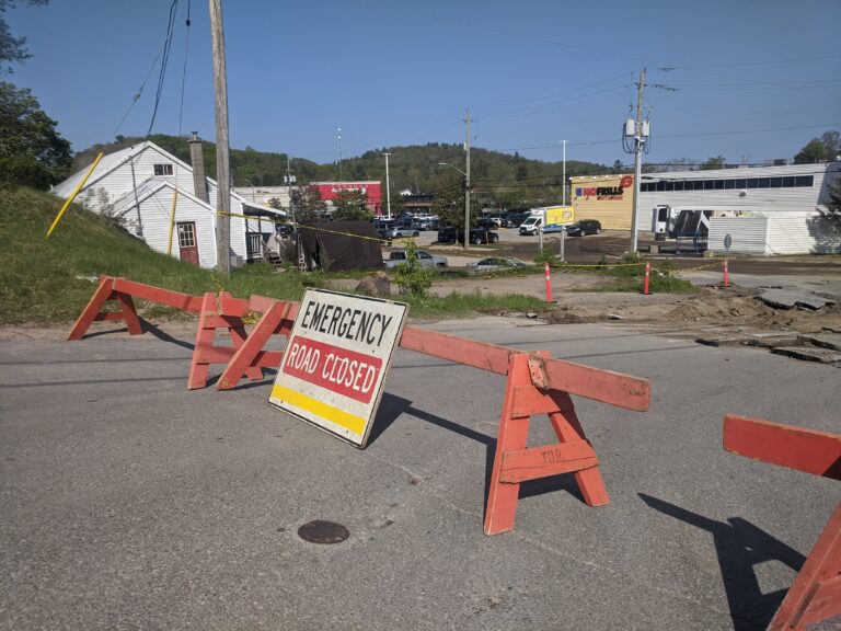 Cleak Street closed, Bancroft back in business after Wednesday night Flood