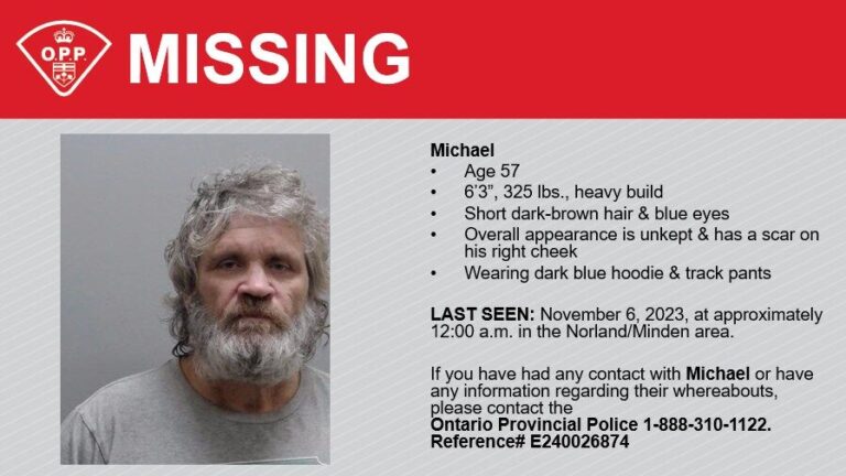 OPP search for man who disappeared from Norland area one year ago 