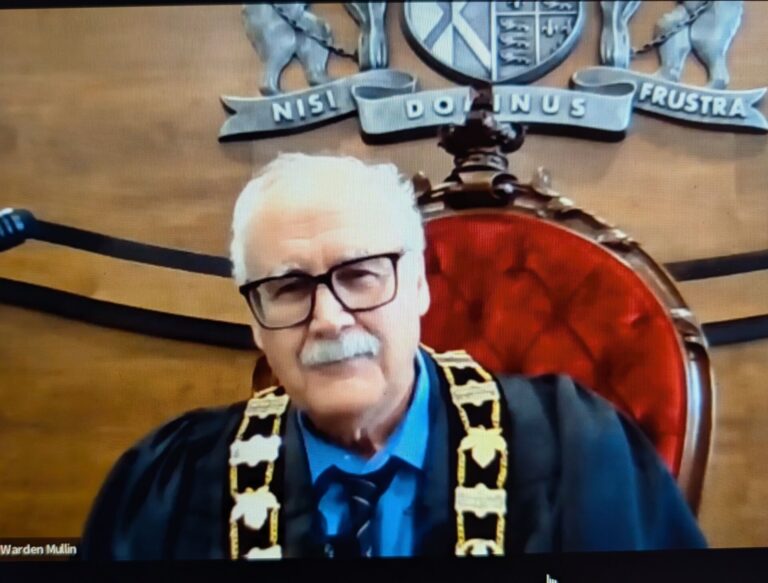 Bob Mullin re-elected as Warden of Hastings County 