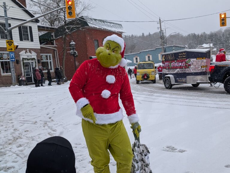 Santa brings the snow (or was it the Grinch?): Parade in Pictures