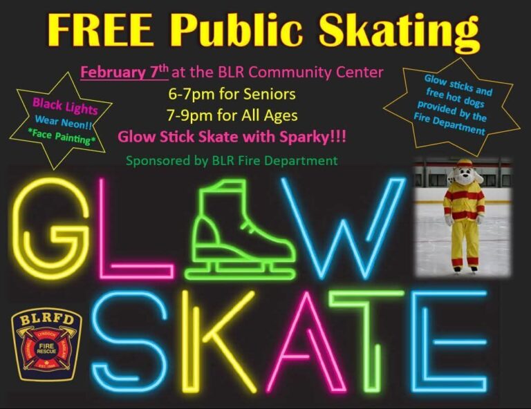 Come out and ‘glow’ at black light skating in BLR tonight 