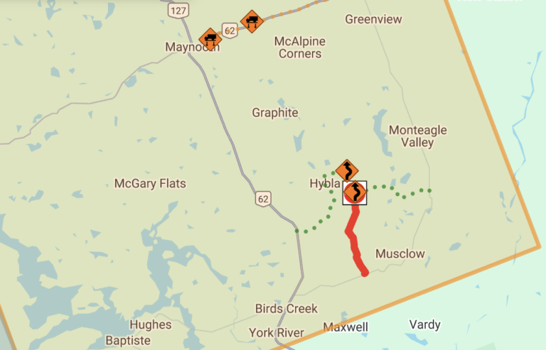 UPDATE: Road now open after crews repair Cross Country Road washout