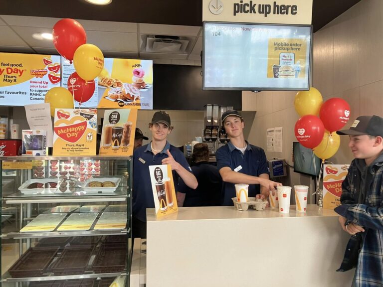 Food, fun, socks and maybe a pie in the face? It’s McHappy Day in Bancroft