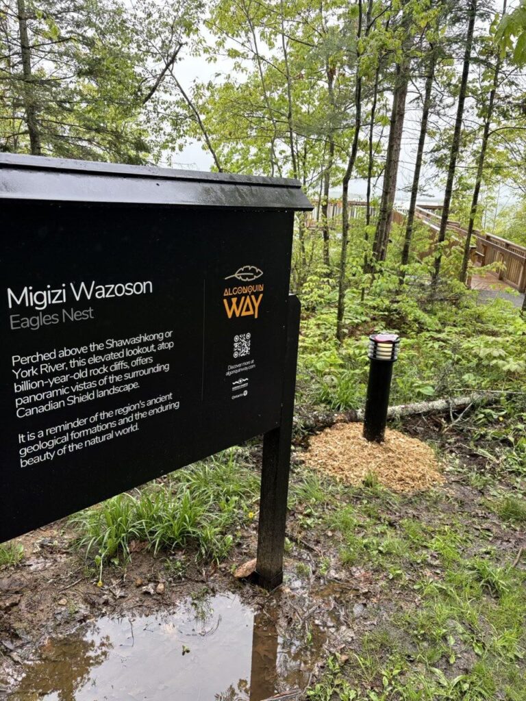 Solar lighting brightens trails thanks to Kijicho Manito Madaouskarini collaboration
