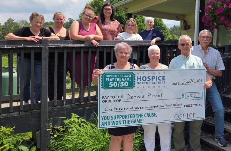 Hospice North Hastings raffle winner pockets $1,705